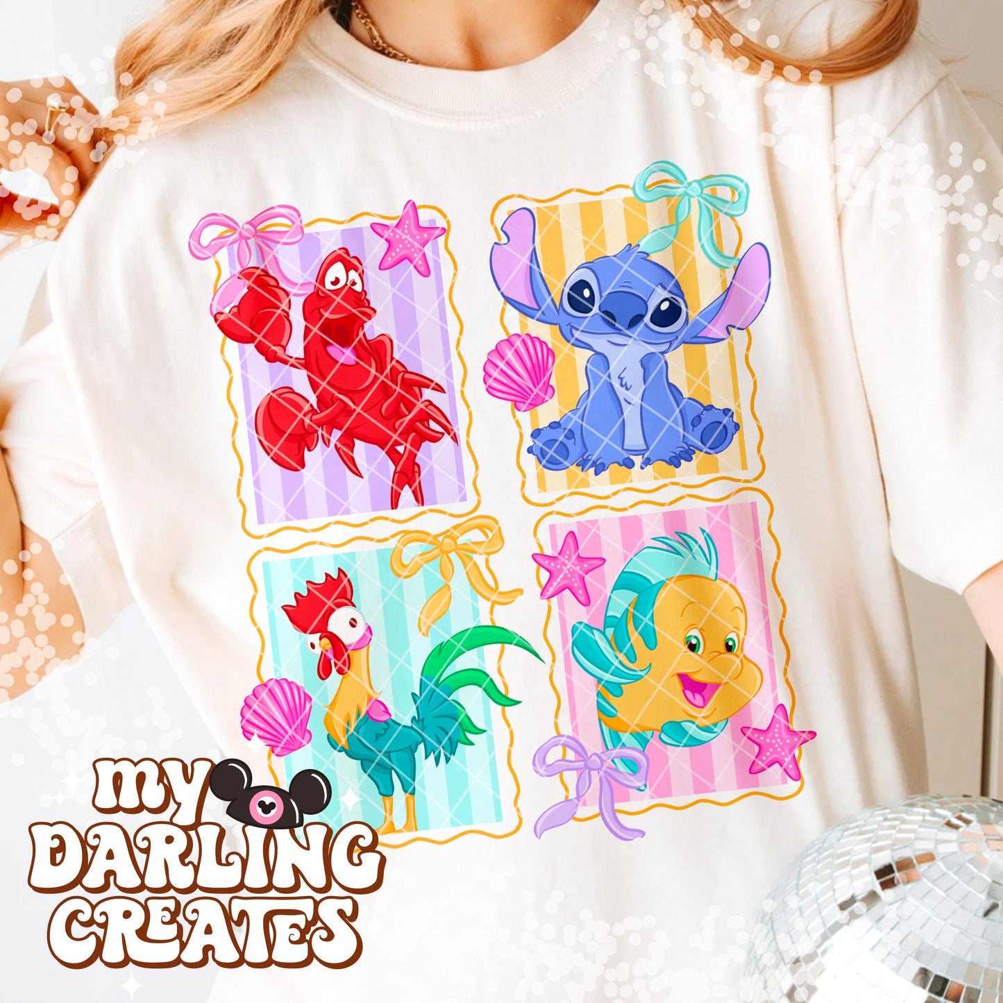 Summer Coquette Friends (5) PNG - Includes Separates