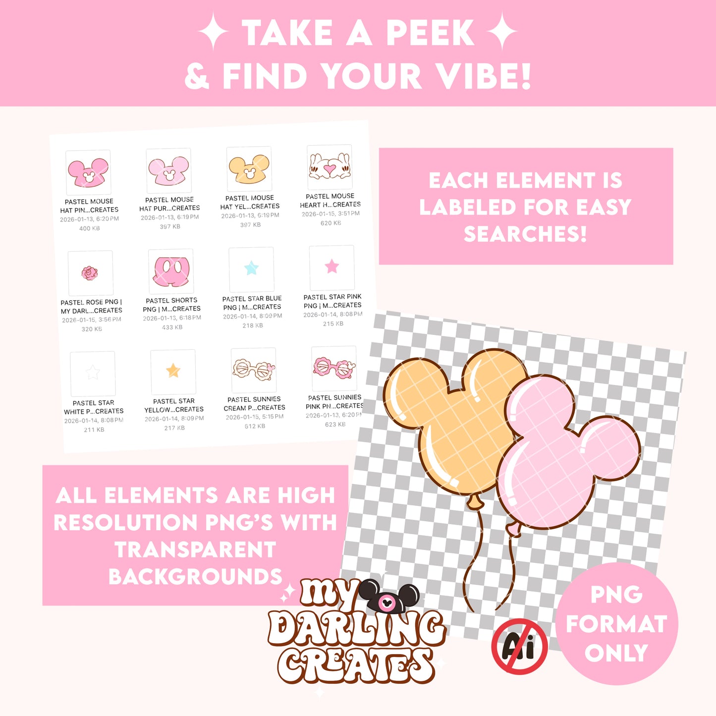 Pastel Magic - Clipart Bundle