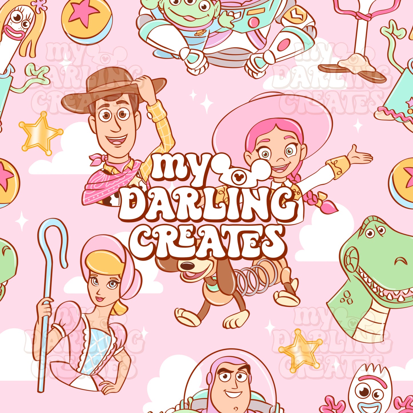 Friend In Me Pink - Seamless File