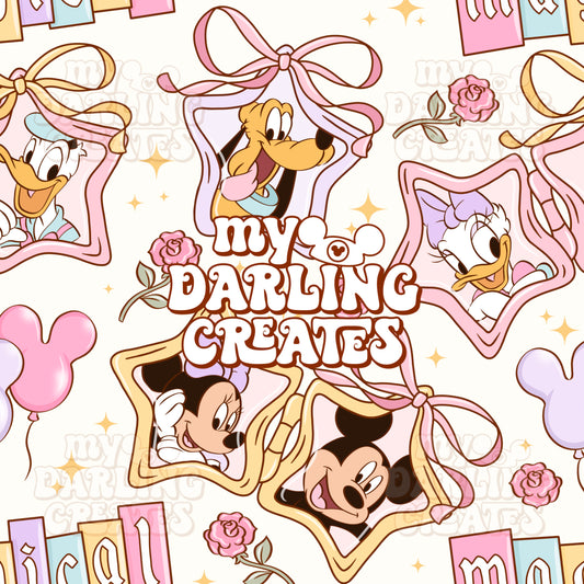 Pastel Mouse Lockets - Seamless File