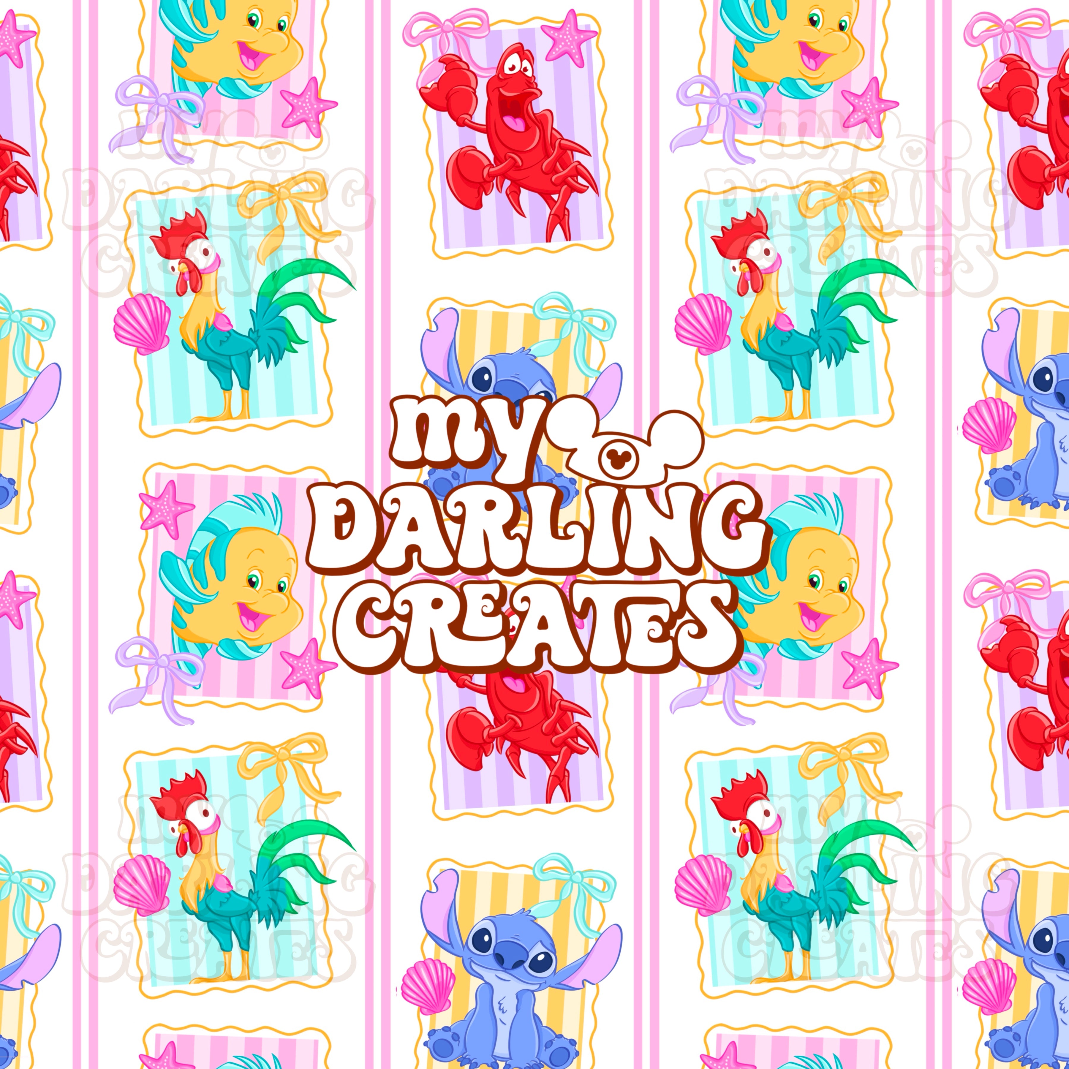 Summer Coquette Friends Original - Seamless File – My Darling Creates