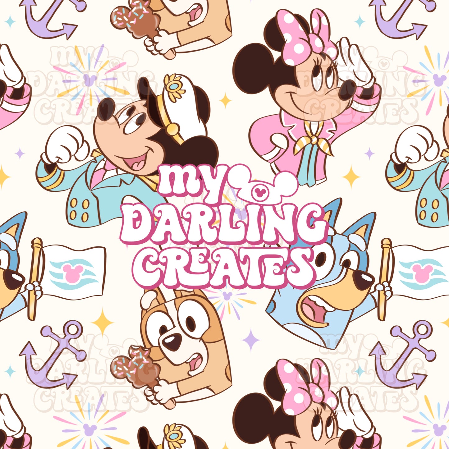 Pastel Cruise Pals - Seamless File