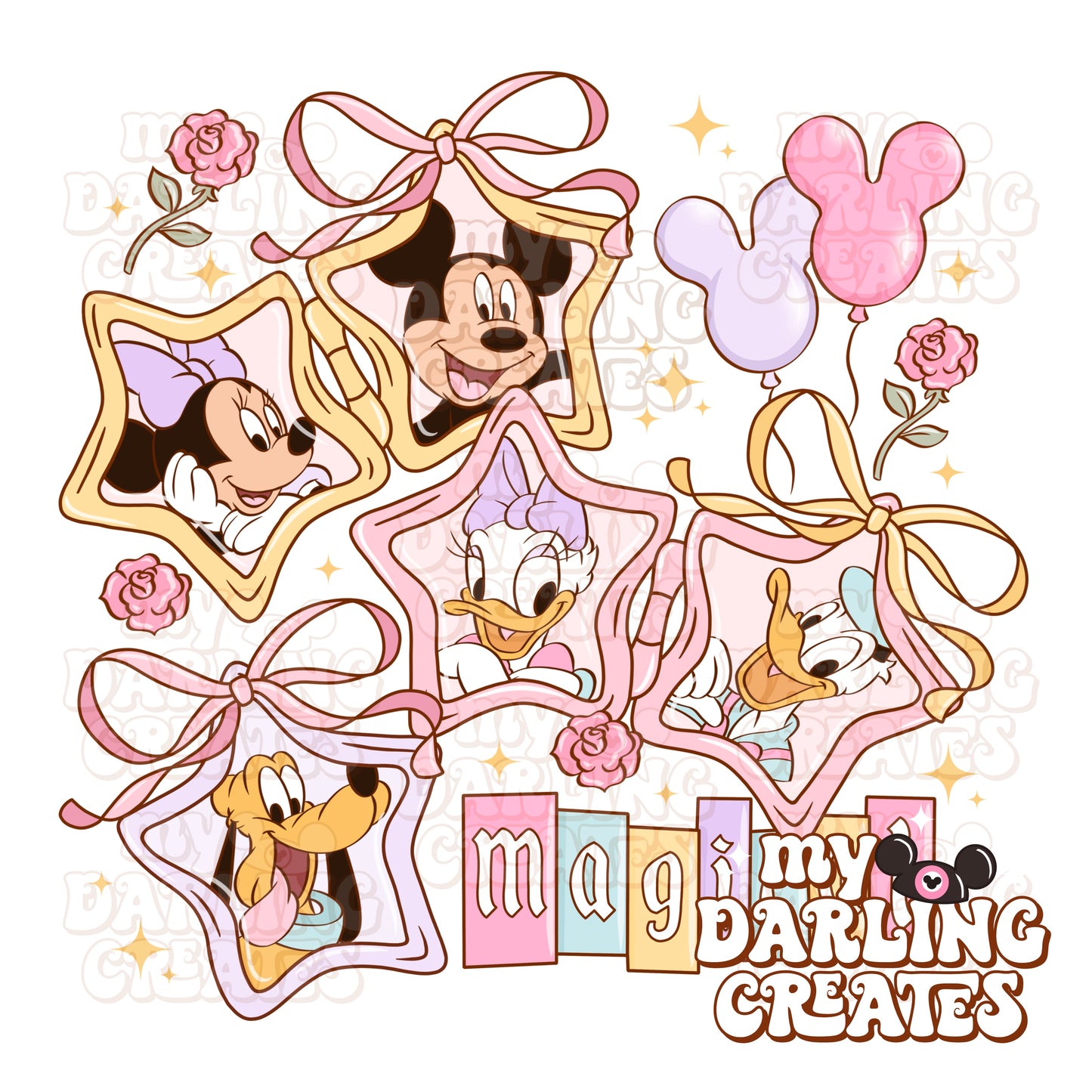 Pastel Mouse Lockets PNG