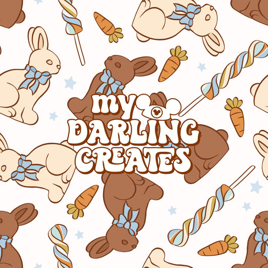 Sweets and Bunnies - Seamless Pattern