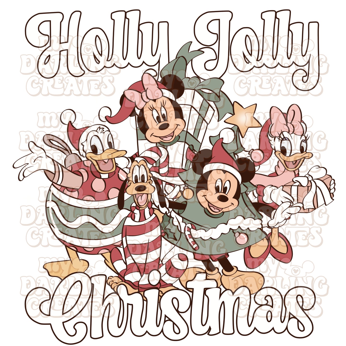Holly Jolly Christmas PNG