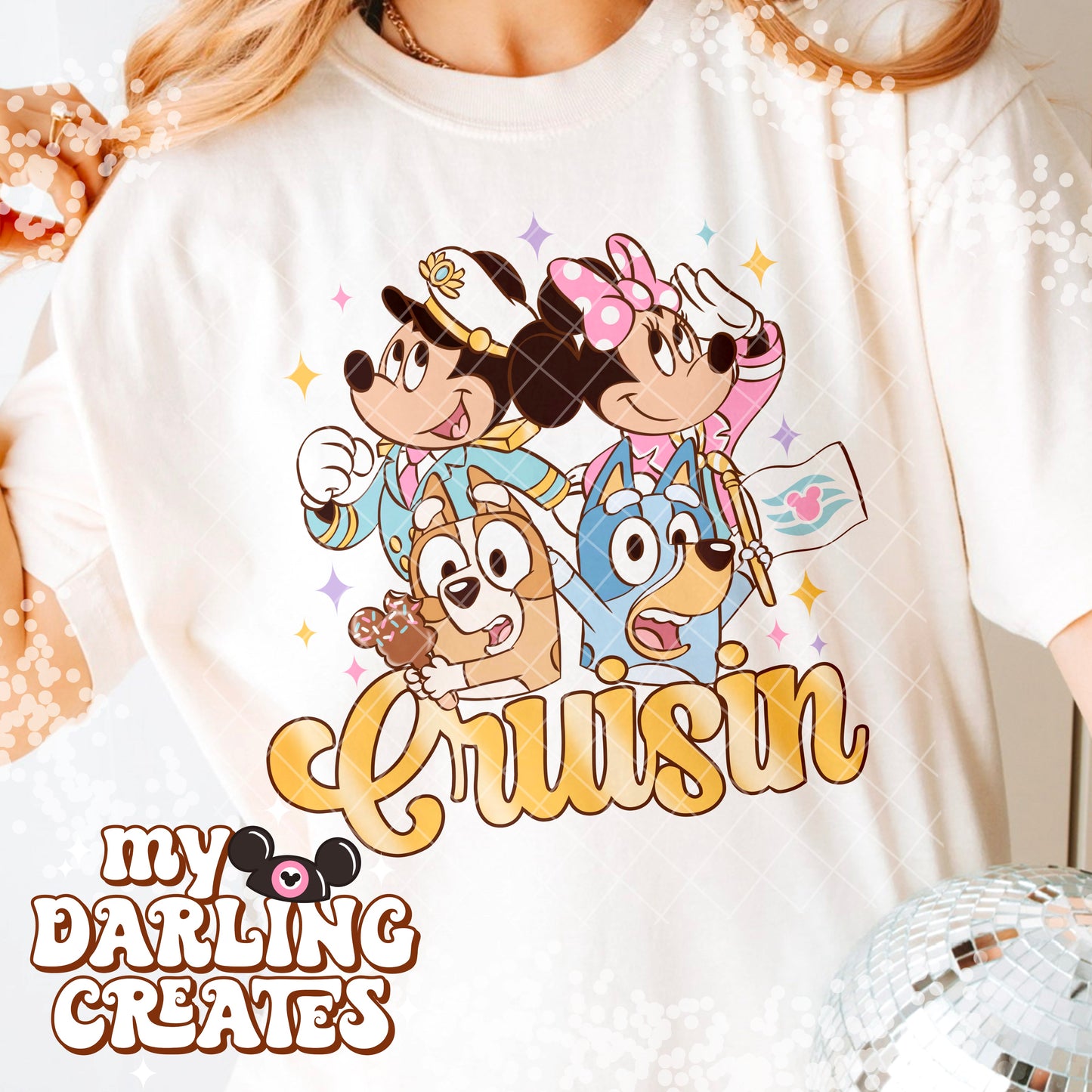 Cruisin Pals Pastel Gold PNG