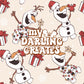 Snowman Christmas Classic Neutral - Seamless File