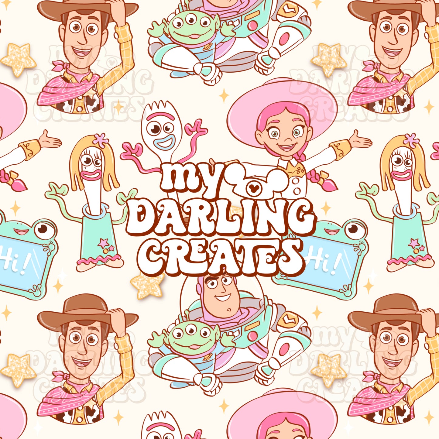 Toy Stories Cream - Seamless File