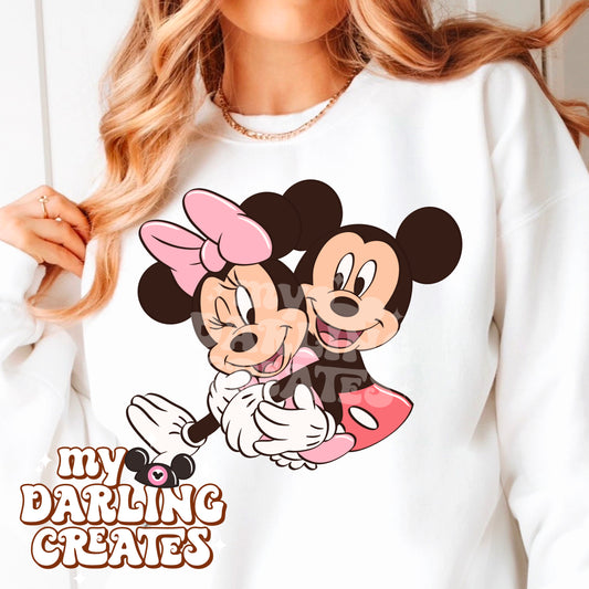Mouse Love Pink PNG