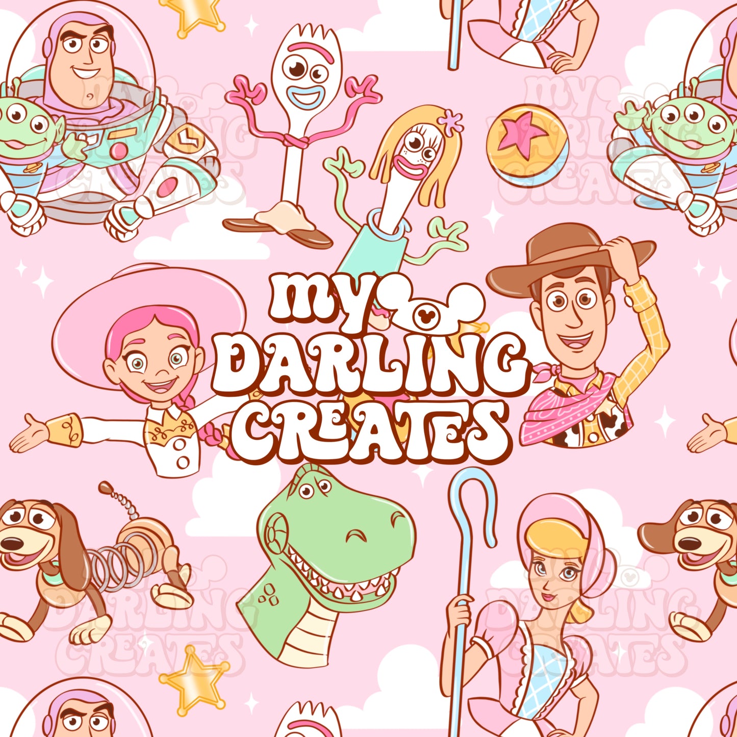 Friend In Me Pink - Seamless File