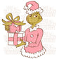 Pink Green Guy PNG