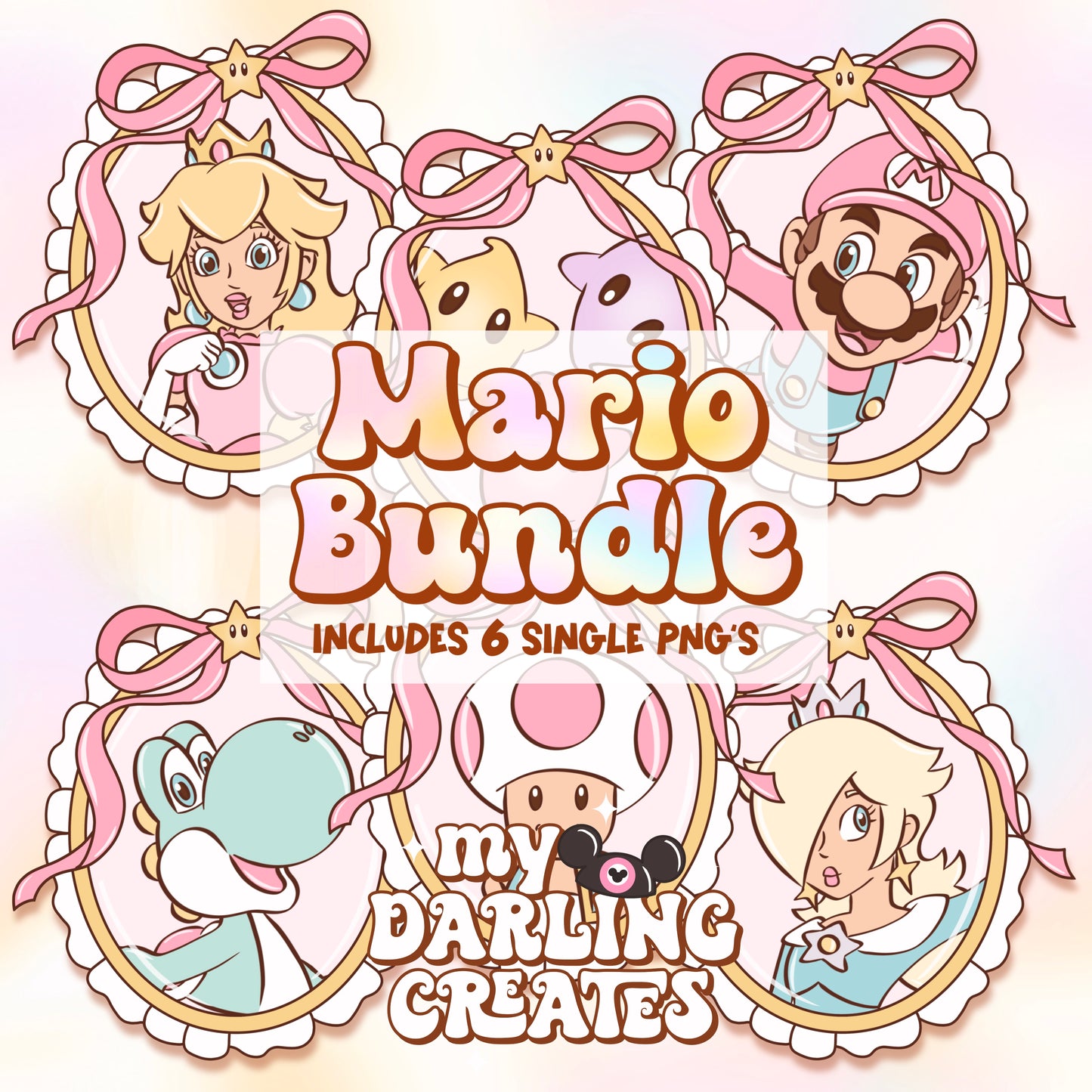 Mari0 Frame PNG Bundle