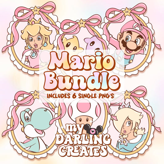 Mari0 Frame PNG Bundle
