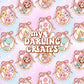 Girly Galaxy Rainbow Frames - Seamless File