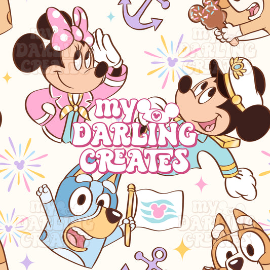 Pastel Cruise Pals - Seamless File