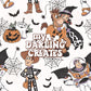 Spooky Toys White - Seamless File