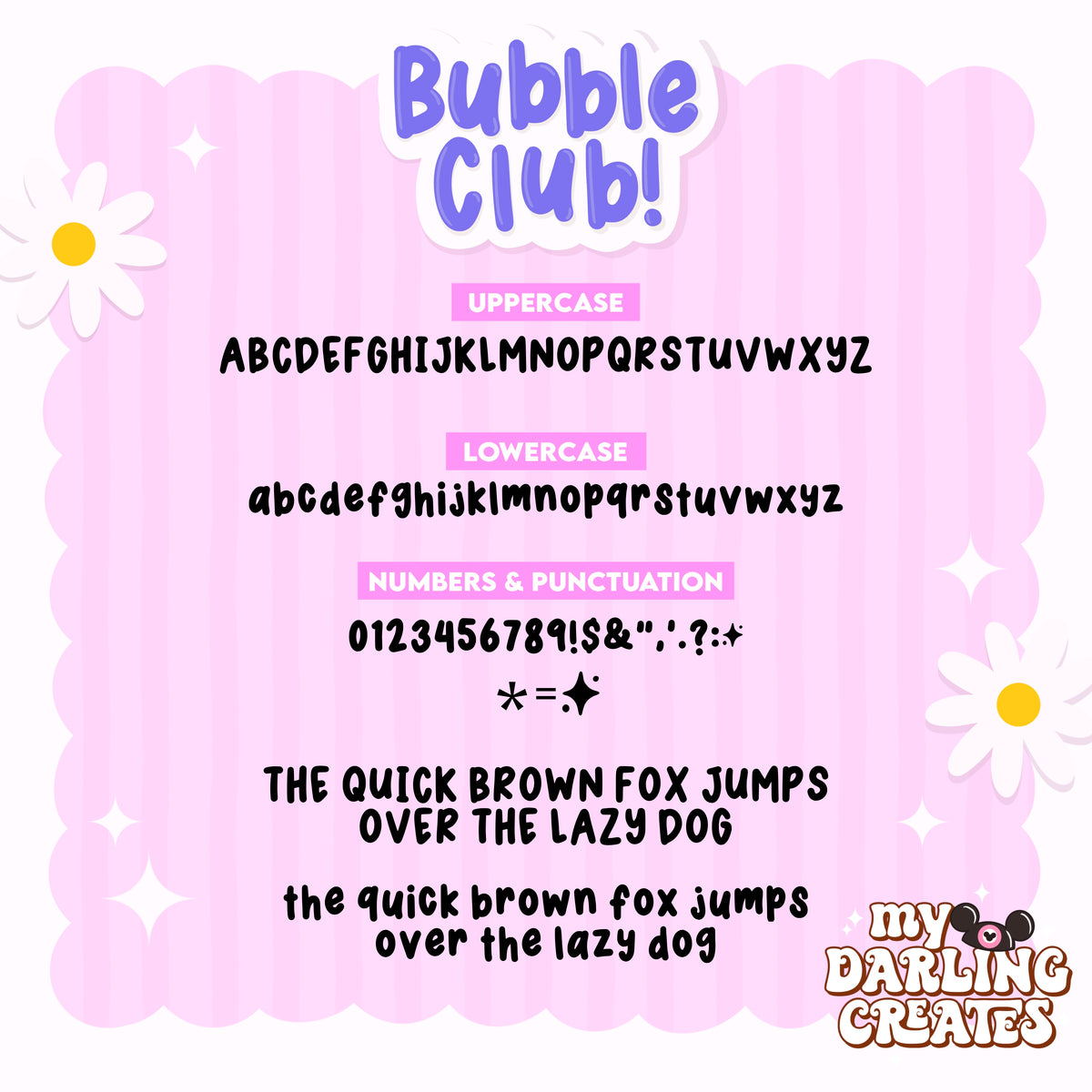 Bubble Club Font