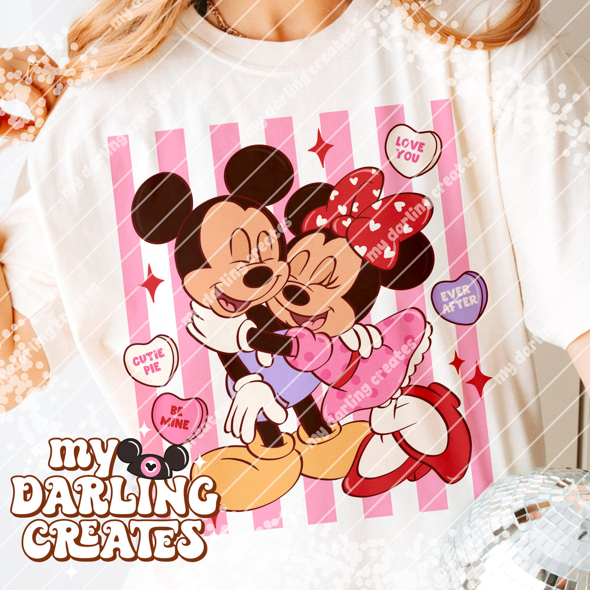 Love Day Mouse Stripes PNG