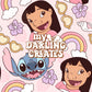 Blue Alien Ohana Pink - Seamless File