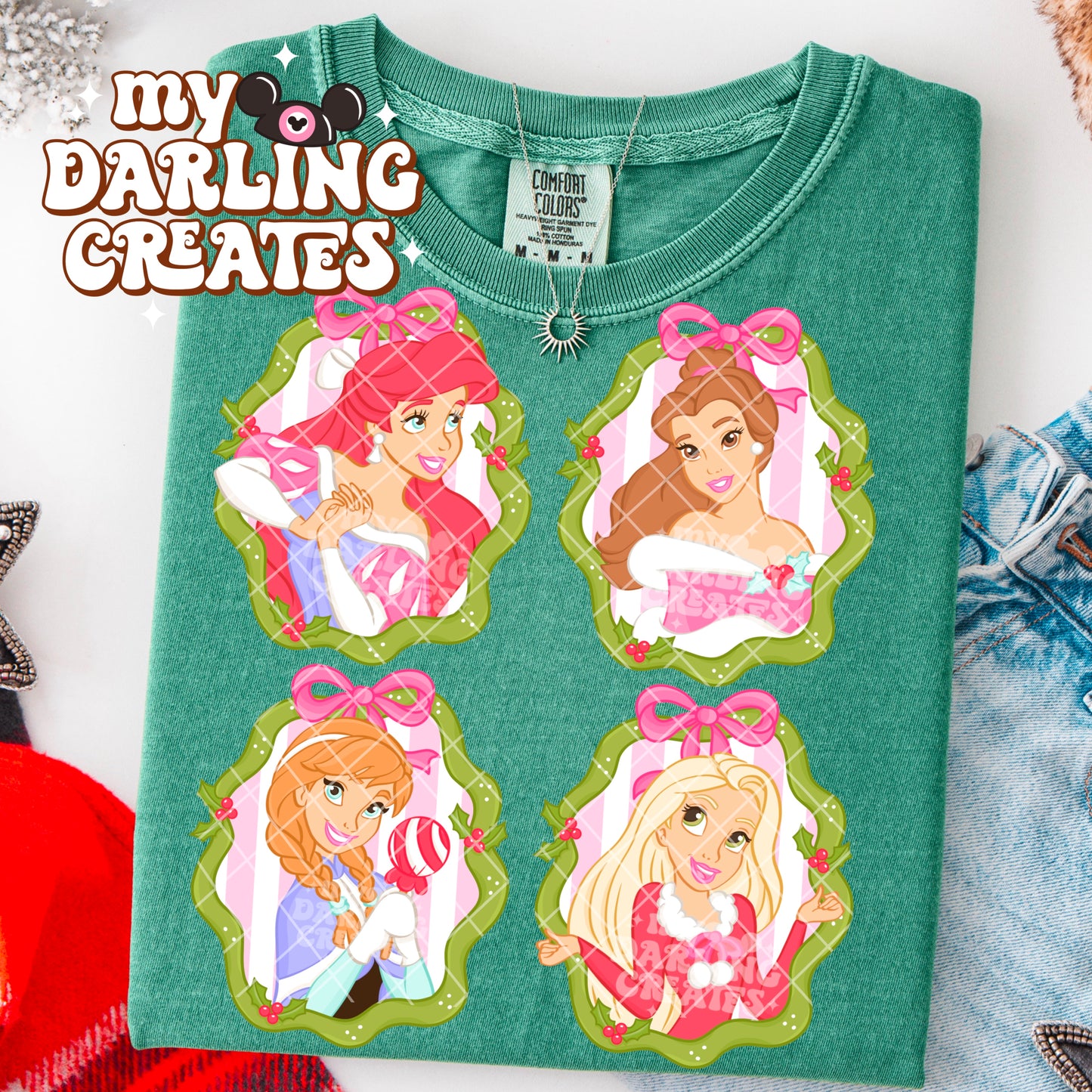 (5) Jolly Princesses PNG - Includes Separates