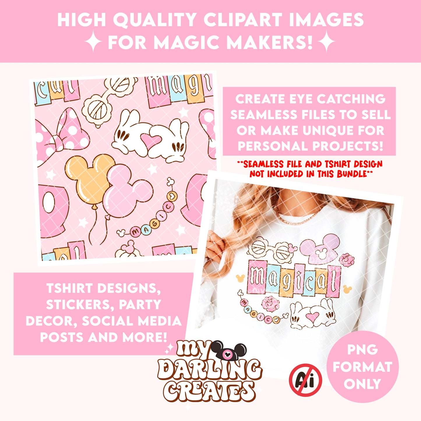 Pastel Magic - Clipart Bundle