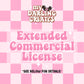 Extended Commercial License (500+ products) (Licenses up to 5 designs)