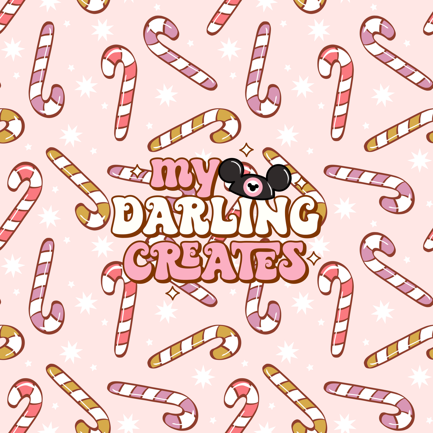 Candy Canes - Seamless Pattern