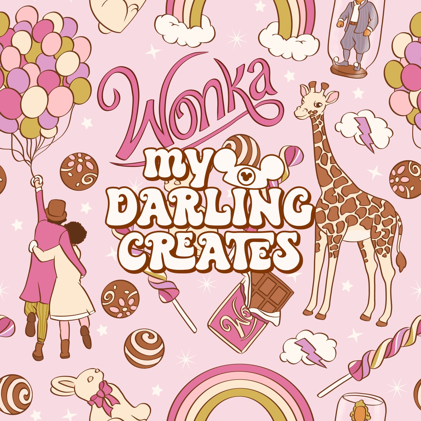 Wonka Pink (2) - Seamless Pattern