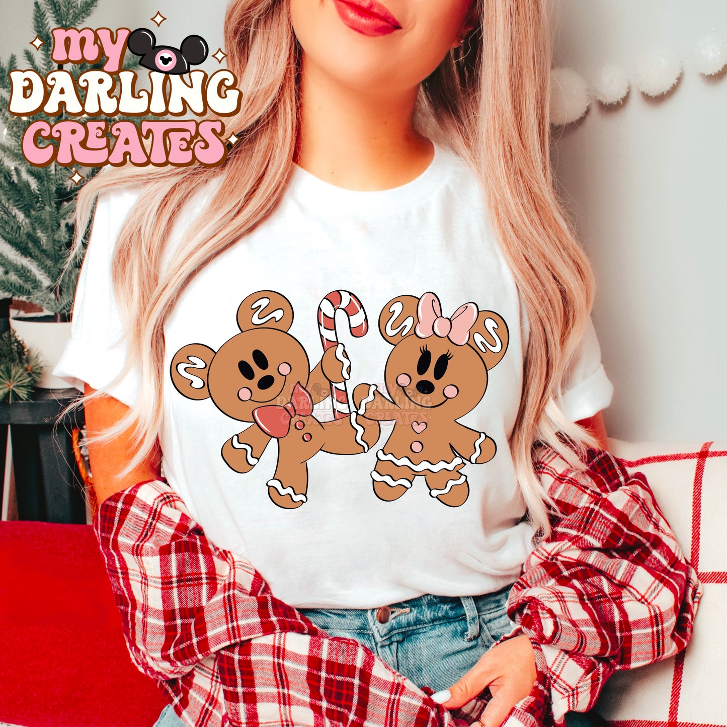 Gingerbread Cookie Couple PNG