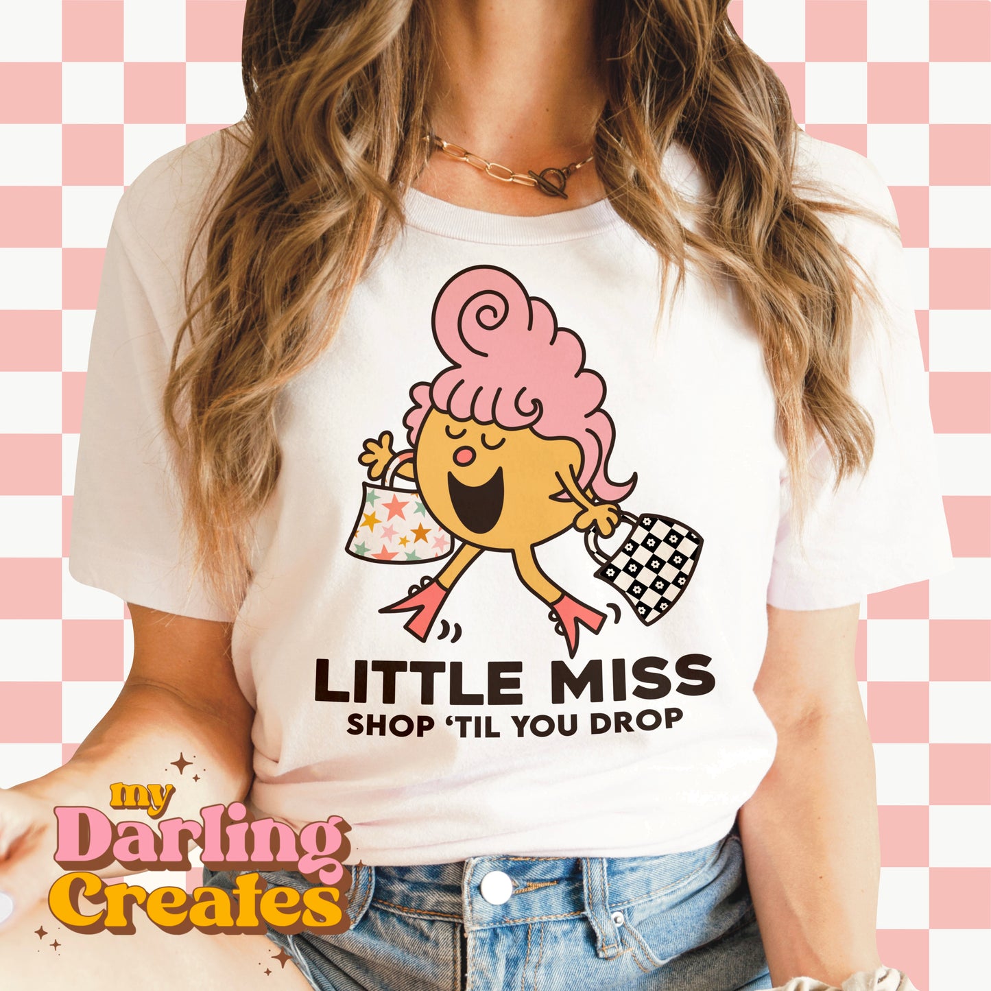 Little Miss Shop Til You Drop PNG
