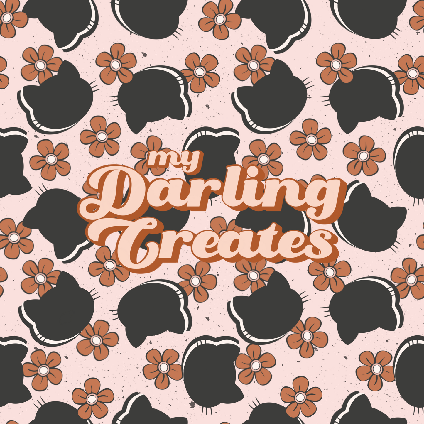 Cookie Cats - Seamless Pattern